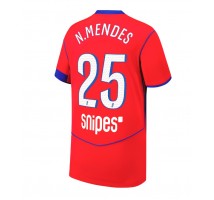Paris Saint-Germain Nuno Mendes #25 Koszulka Trzecia 2025-26 Krótki Rękaw